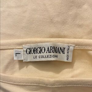 Giorgio Armani Beige Le Collezioni Top